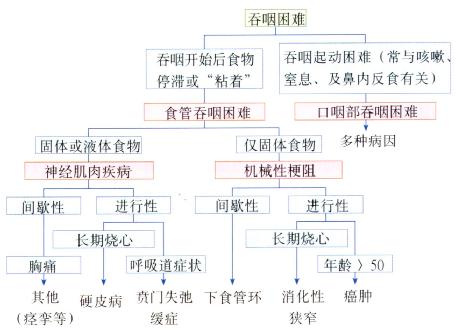 分析症状,推导吞咽困难的诊断